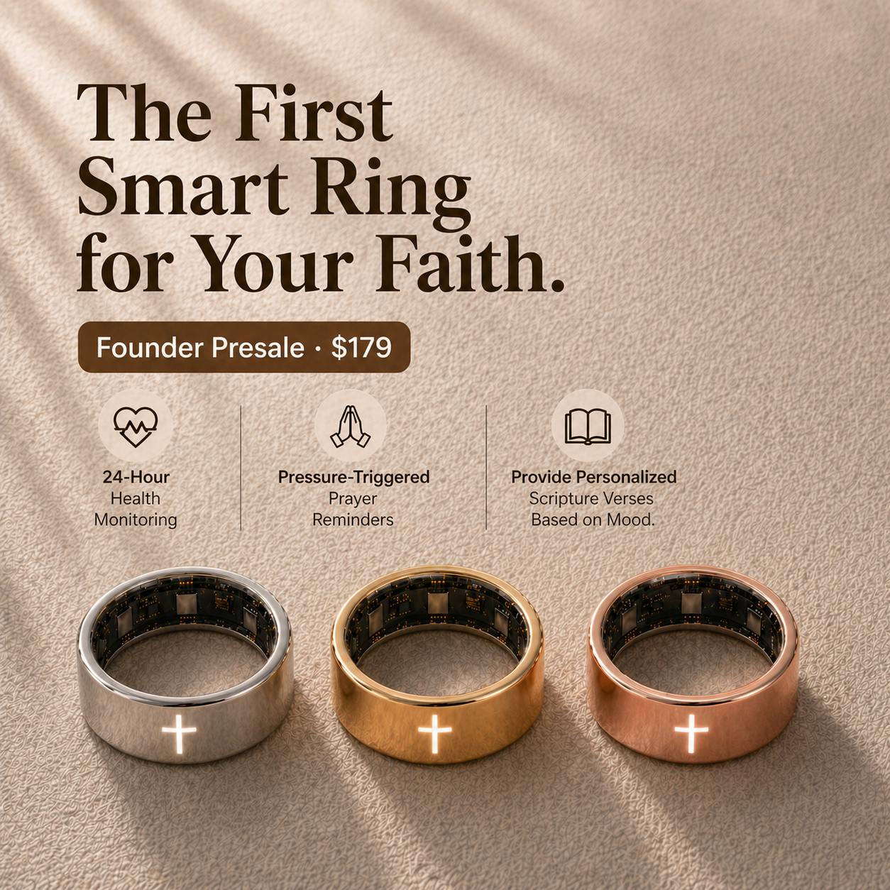 Elah ring - Stay close to God
